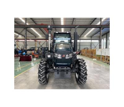 China Building Material Shops 160 Hp 4 Wheel Custom Size Small Farm Machinery Equipment Mini Tractor en venta