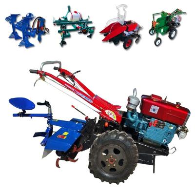 Cina Machinery Repair Shops Grass Cutting Diesel Engines 16hp Walk Behind 12hp Farm Changzhou dongfeng Plow Single Plow Double Disc For Walking Tractors in vendita