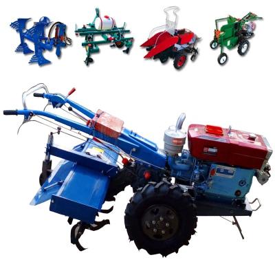 Cina Universal Farm Machinery Repair Shops Kobota Corn Harvester Mini Hay Baler 22hp Farm Machinery Hand Tractor Trailer Walking Corn Reaper in vendita