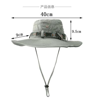 China Customizable Sunshade OEM Factory Flat Brim White Fisherman Hat Bucket Caps for sale