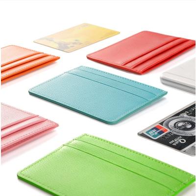 China Hot Selling Business Card Faux Leather Business ID Card Badge Holder With High Quality for sale