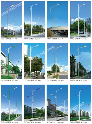 China 7meter outdoor park steel Q235 galvanized 30W LED Energy saving road lamps with single arms for sale