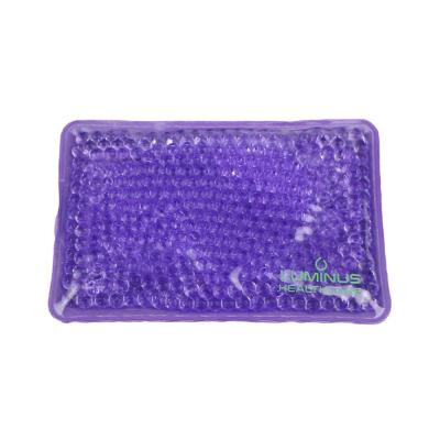 China Colored Body Compress Gel Beads Ice Pack With Aqua Beads Inside Cold/Hot Therapy Pack for sale