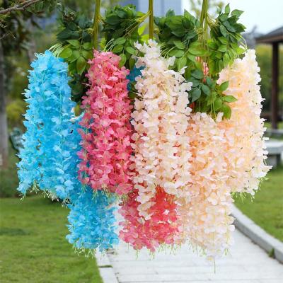 China Wholesale Fashion Decorate Artificial Flowers Wisteria Wedding Decoration Flower for sale