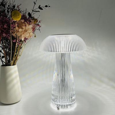 China Acrylic 80 LED Table Lamp RGB Crystal New Design Indoor Home Minimalist Bedroom Minimalist Bedroom 75 Port DC 5V 0.5 Round for sale