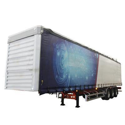 China Truck Trailer Side Curtain Semi Trailer Truck Trailer Box Side Curtain Semi Trailer for sale