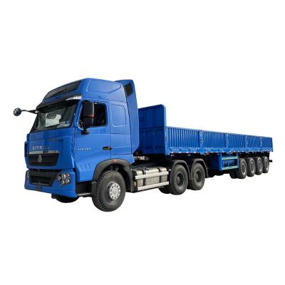 China Truck Trailer Best Selling 50 Ton Side Board Trailer Side Wall Vehicle Trailer with Competitive Price for sale