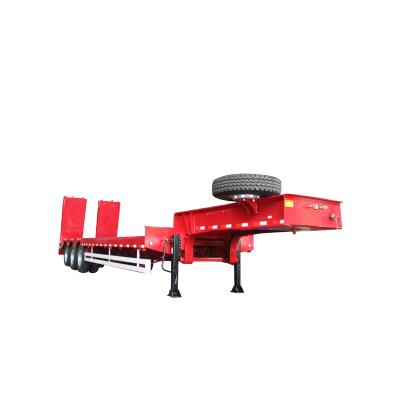 China Low Bed Truck Trailer Factory Price 60 - 100 Tons 3 Bed Truck 4 Axle Gooseneck Low Bed Semi Trailer And Lowbed Semi Trailer For Sale for sale