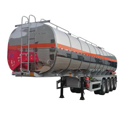 China Truck trailer customized 3 axle 4 axle 40000l 50000 liters fuel tanker semi truck trailer for sale for sale