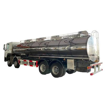 China High Capacity 2 Axles 3 Axles Milk Tanker 1-8 Compartments Stainless Milk Tank Semi Truck Trailer For Sale for sale