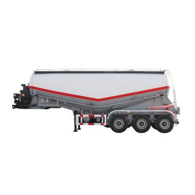 China High Capacity 3 Axles 40cbm 60ton Cement Powder Bulk Tanker Fly Truck Trailer Ash Silo Truck Trailer For Sale for sale