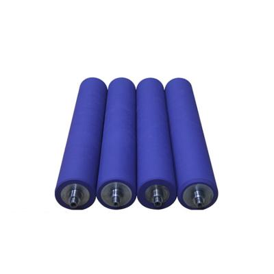 China Printing Material Durable Buna Supply Rubber Roller Covered Silicone Rubber Roller Hard Polyurethane Rubber Roller for sale