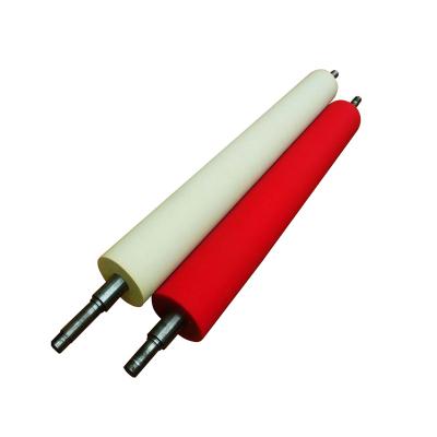 China Factory wholesale durable rubber roller silicone temperature resistant wear resistant rubber roller printing rubber roller for sale