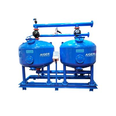 China Cultivate AIGER Quartz Sand Media Sand Filter For Agriculture Drip Irrigation for sale