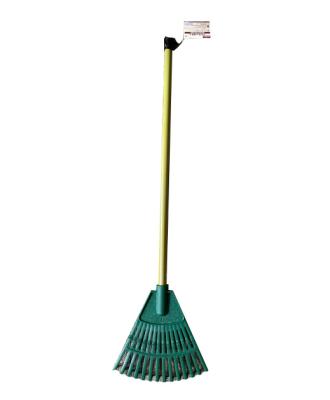 China Outdoor or Garden PP Carry Long Hand Grip Broom 20 PVC Cap and Natural PVC Coating and PP Kumate Broom 151cm for sale