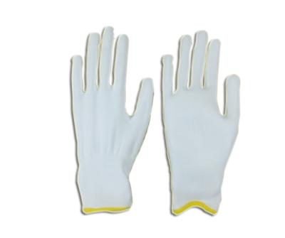 China 2023 hot sales labor safety anti-slip PU and polyester rubber working gloves for worker 10 in for sale