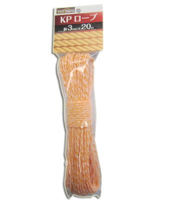 China Firm and stable two length two color of high quality KP braided rope 3mm polyester rope of polyethylene and polyester for sale