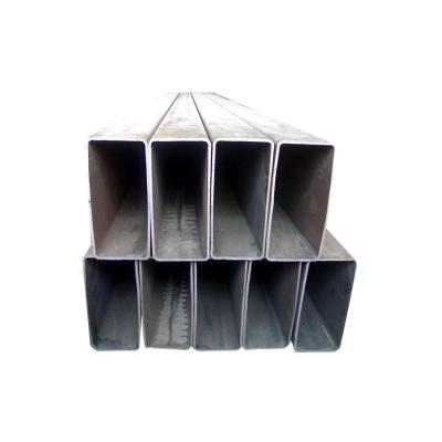 China Liquid Pipe China Factory MS Erw Welded Hot Rolled Black Carbon Square Rectangular Section Steel Pipe Rectangular Hollow Tube for sale