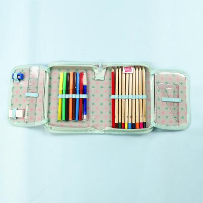 China PVC Novelty Waterproof Wholesale Logo Customized Pencil Cases With Zipper And School Office Stationery for sale