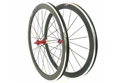 China 20 / de de Koolstoflegering van 24H 700C rijdt 50MM Klinknagel 23MM Breedte voor Wegfiets Te koop