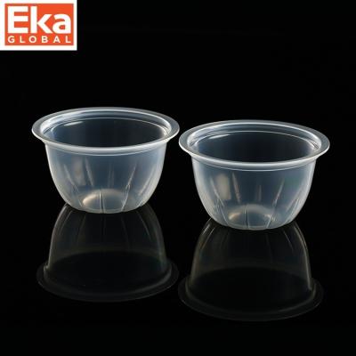 China EVOH & 4.3oz Reusable EVOH Cup 4.3oz Clear Shape Clog-Oxygen PP Multilayer Plastic Customized U Cup For Ice Cream for sale