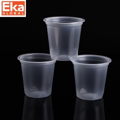 China 7.3oz Disposable high barrier pp Jelly Milk Tea Disposable Plastic Jelly Packing Cups for food for sale