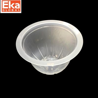 China EVOH & Customized High Barrier 220ml Jelly Jam Yogurt Cup Plastic Disposable Snack Round Jelly Cup for sale