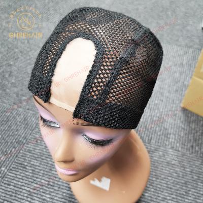 China For Home Wholesale Black Color Private Label Ghrehair Use Breathable Storage Wig Mesh Caps For Making Wigs for sale