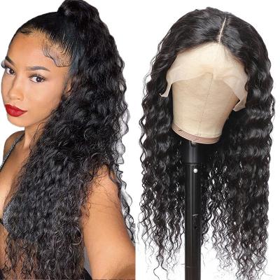 China New Ghrehair Fashion 100% Human Hair 13x4 Brazilian Soft Deep Wave Hair Wig For Women for sale