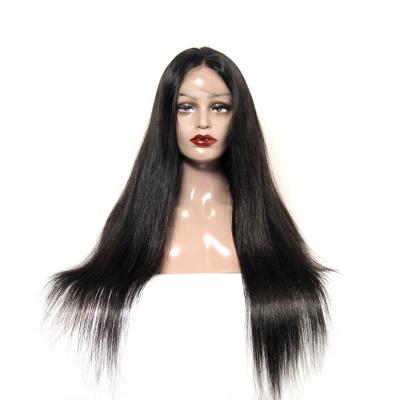 China Ghrehair 13x4 Lace Front Human Hair Wigs With Baby Hair Silky Straight Transparent Lace Front Wigs For Black Woman for sale