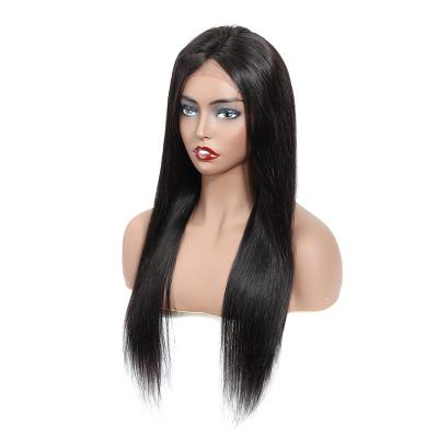 China Wholesale Soft Transparent Swiss Lace Ghrehair Straight Lace Front Wig 13x4 For Women for sale