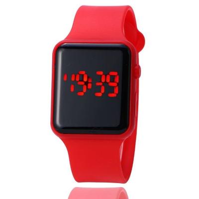 China Manufacturer Wholesale Led Strap Silicone Smart Watch for Kids Alarm for sale