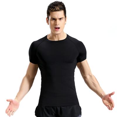 China QUICK DRY sports suit men's summer fashion new men's short sleeve t-shirt two-piece shorts two pieces of suit for sale