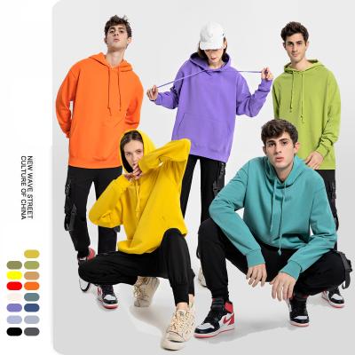 China Custom Logo Heavyweight Cotton Blank Mens Streetwear Wholesale Oversized Women's Breathable Hoodies for sale