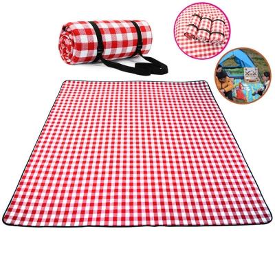 China Washable Camping Mat Waterproof Beach Blanket Outdoor Portable Picnic Ground Mat Blanket Lawn Games for sale