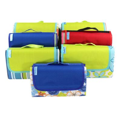 China 200*200 Storage Picnic Mat High Quality Portable Foldable Outdoor Camping Blanket Waterproof Storage 200*200 With Handle for sale