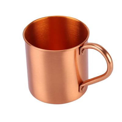 China Viable Pure Copper Cup Viable Beer Mug Moscow Mug Cocktail Cup Camping Mug Cocktail Mug Copper Drinks Bar Beer Mug for sale