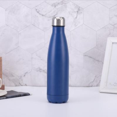 China Double Water Bottle 2022 Viable Standard Wall Water Bottle Reusable Amazon Wall Sports Drinks Stainless Steel Bottle-Reusable Mouth Water Bottle for sale