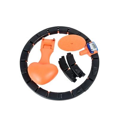 China Body Shaping 2021 Smart Detachable Foam Weighted Ring Hula Circle Hula Ring Gym Equipment for sale