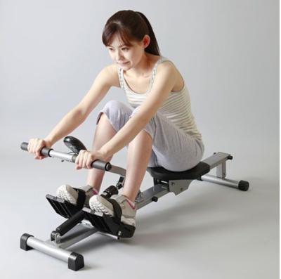 China Universal top selling gym equipment china magnetic folding ab seated rowing machine for sale