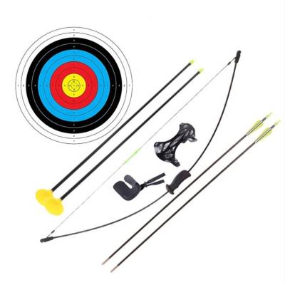 China Shooting Indoor Games Shooting Range Straight Toy Bow and Arrow Shooting Set for sale