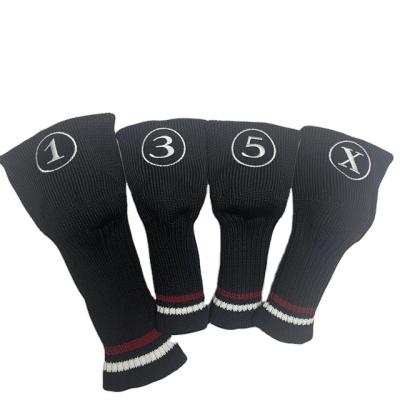 China Knitted Custom Design Driver Headcovers Golf Club Head Cover for sale