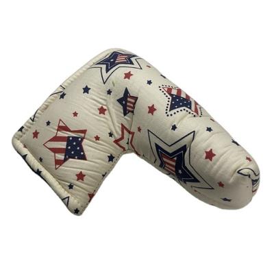 China Custom Putter Golf Putter Cover Design Printing Blade Headcover for sale