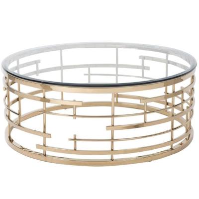 China 2022 Modern Minimalist Mocha Small Tempered Glass Tea Table Family Coffee Table Designer Living Room Luxury Light Luxury Tea Table for sale