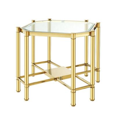 China 2022 Modern Mocha Furniture Living Black Marble Top Coffee Table With Black Mixed Gold End Table Metal Base Side Table for sale