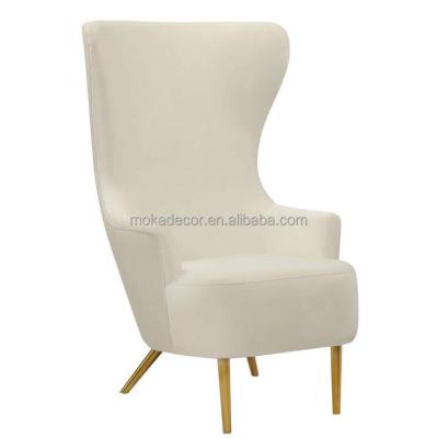 China 2022 MOKA Modern Leisure Chair With High Wing Back Armchair for sale