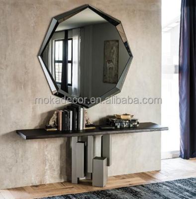 China Quality Guaranteed Modern Unique Modern Console Mirrorr With Marble Console Table for sale