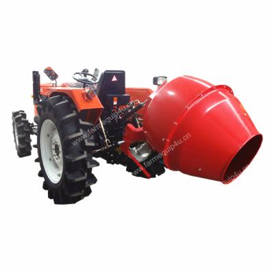 China Farms tractor cement mixer, PTO concrete mixer with three point hitch tractor; 3pt feed mixer for sale