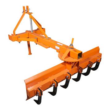 China 3 point blade scraper farm tractor with rippers; equipment land leveler grader blade for sale