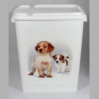 China Airtight Freshness Preservation PP Pet Food Storage Container Set For Dog for sale